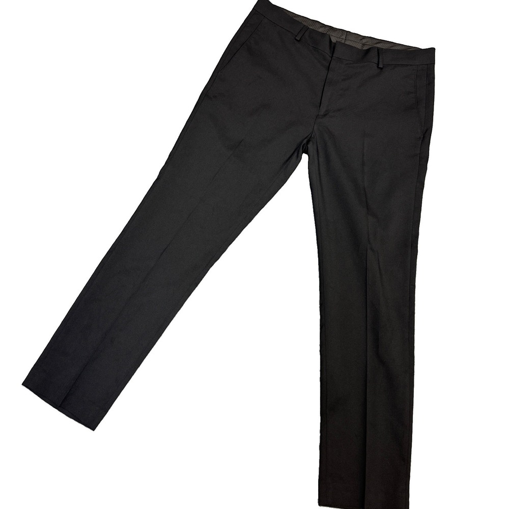 Louis Raphael Men's Tailored Dress Pants Black Size 34x30 Work Classic Office